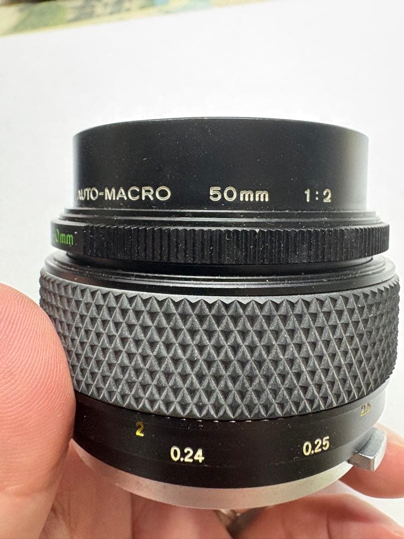 レンズ(単焦点) OLYMPUS OM ZUIKO AUTO-MACRO 50mm f2