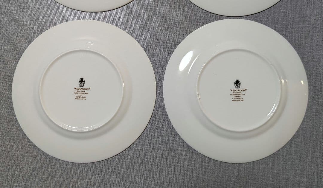 ウェッジウッド　　キャベンディッシュ　ケーキ皿6枚セット　黒壺