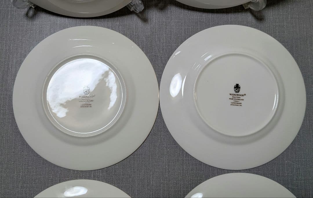 ウェッジウッド　　キャベンディッシュ　ケーキ皿6枚セット　黒壺