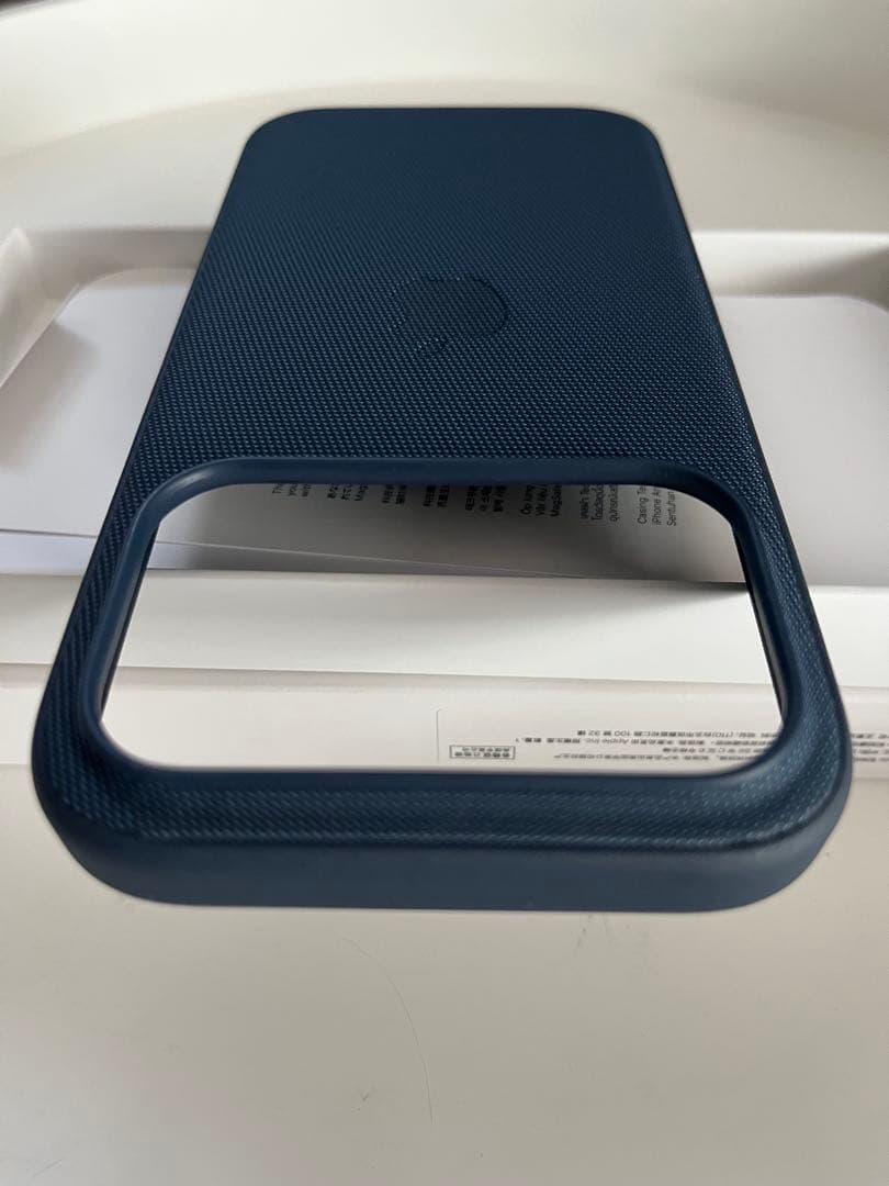 アップル純正　iPhone17 Pro用TechWoven Case ブルー