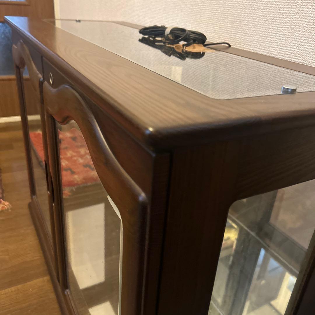 ガラスキャビネット　コレクションショーケース　浜本工芸柏木工お好きな方