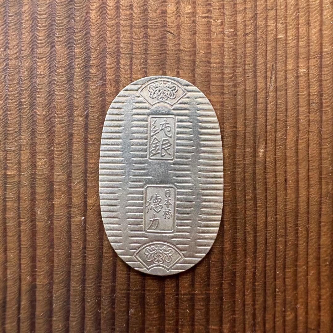 日本橋 徳力 純銀 小判 4g
