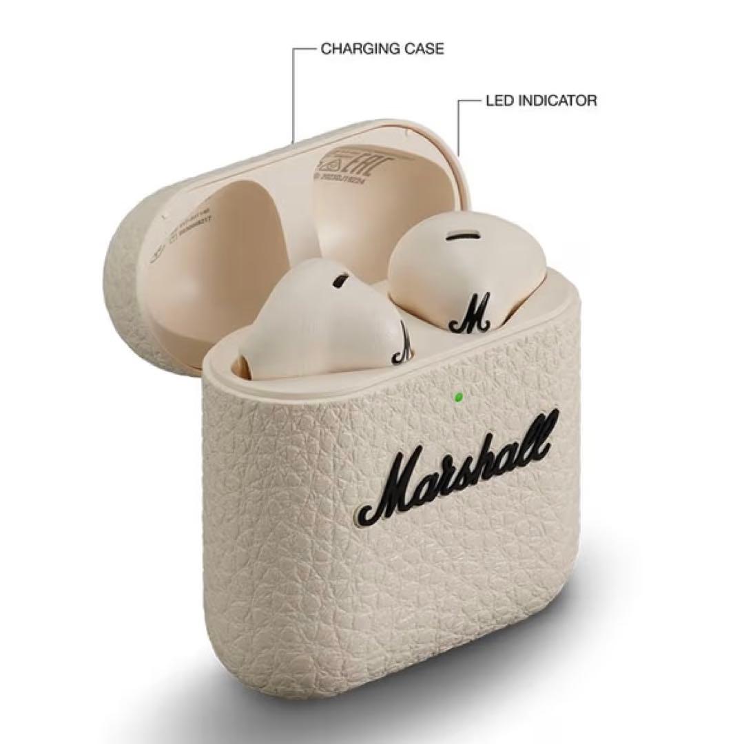 Marshall 完全ワイヤレスイヤホン Minor IV クリーム