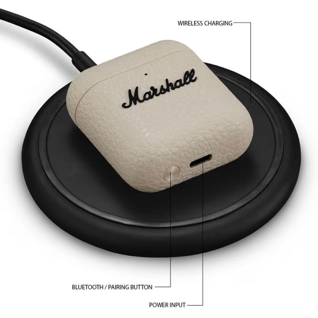 Marshall 完全ワイヤレスイヤホン Minor IV クリーム