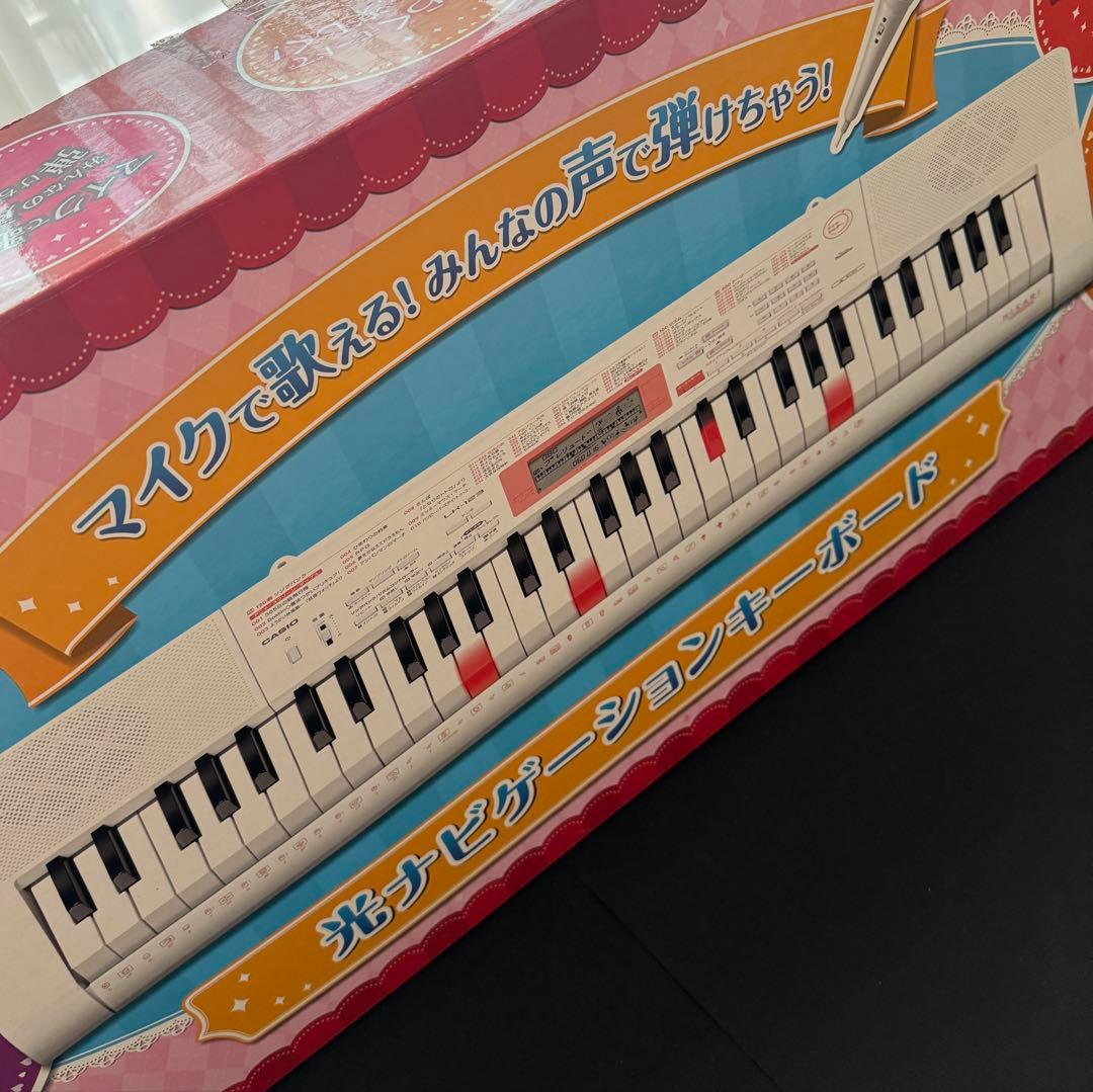 CASIO●LK-123●電子ピアノ●光る鍵盤付き