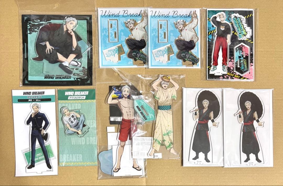 WIND BREAKER 缶バッジ　アクリルスタンド ぬいぐるみ　まとめ売り