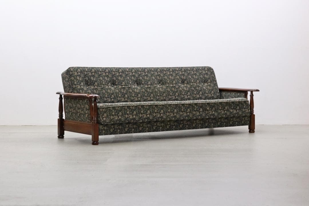 カリモク コロニアル スリーピングソファ デイベッド 3シーター 3Pソファ