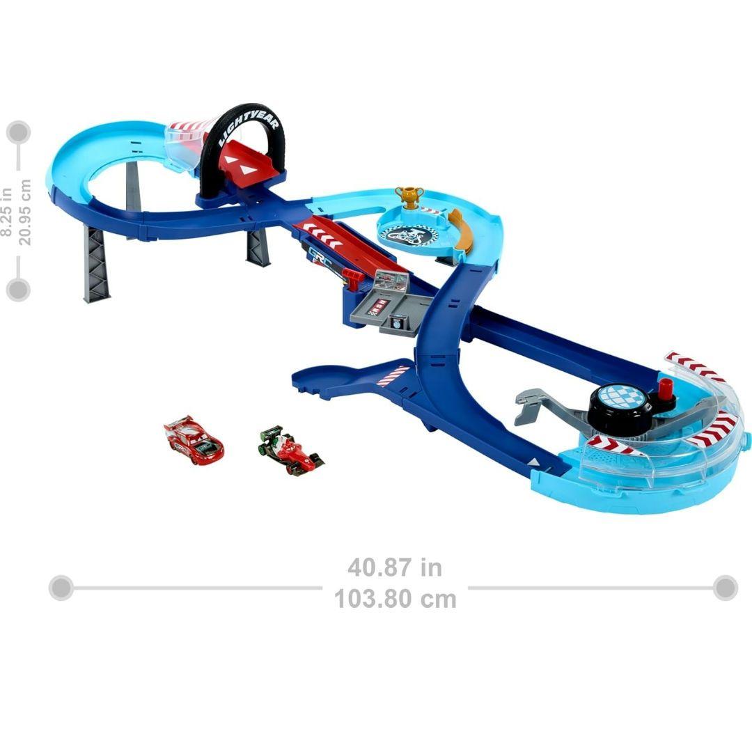 マテル カーズ GRC プレイセット ミニカー2台 マックィーン フランチェスコ