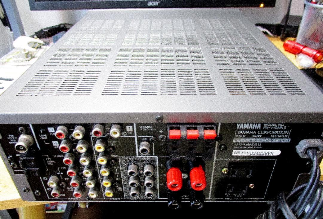 Yamaha 5.1ch AVアンプ リモコン付きRX-V10MK２
