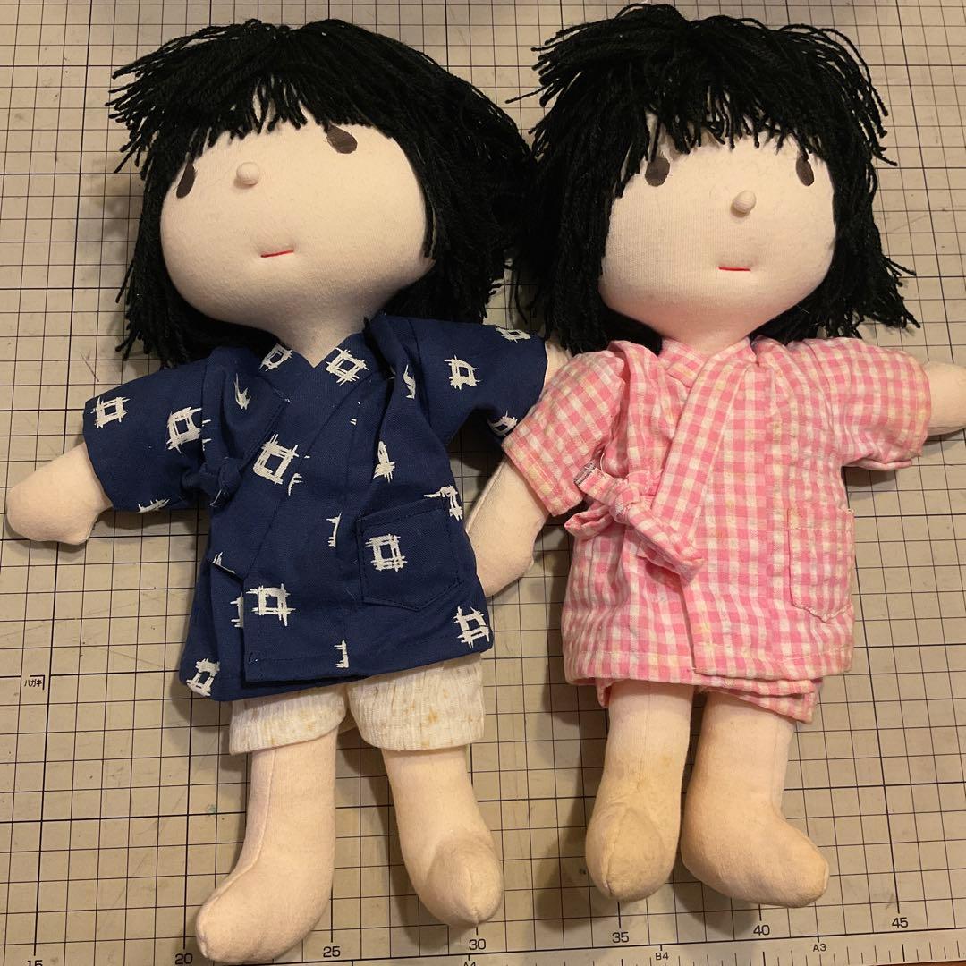 お花さん専用　米山京子さん風 人形　4種 8体セット　昭和 レトロ