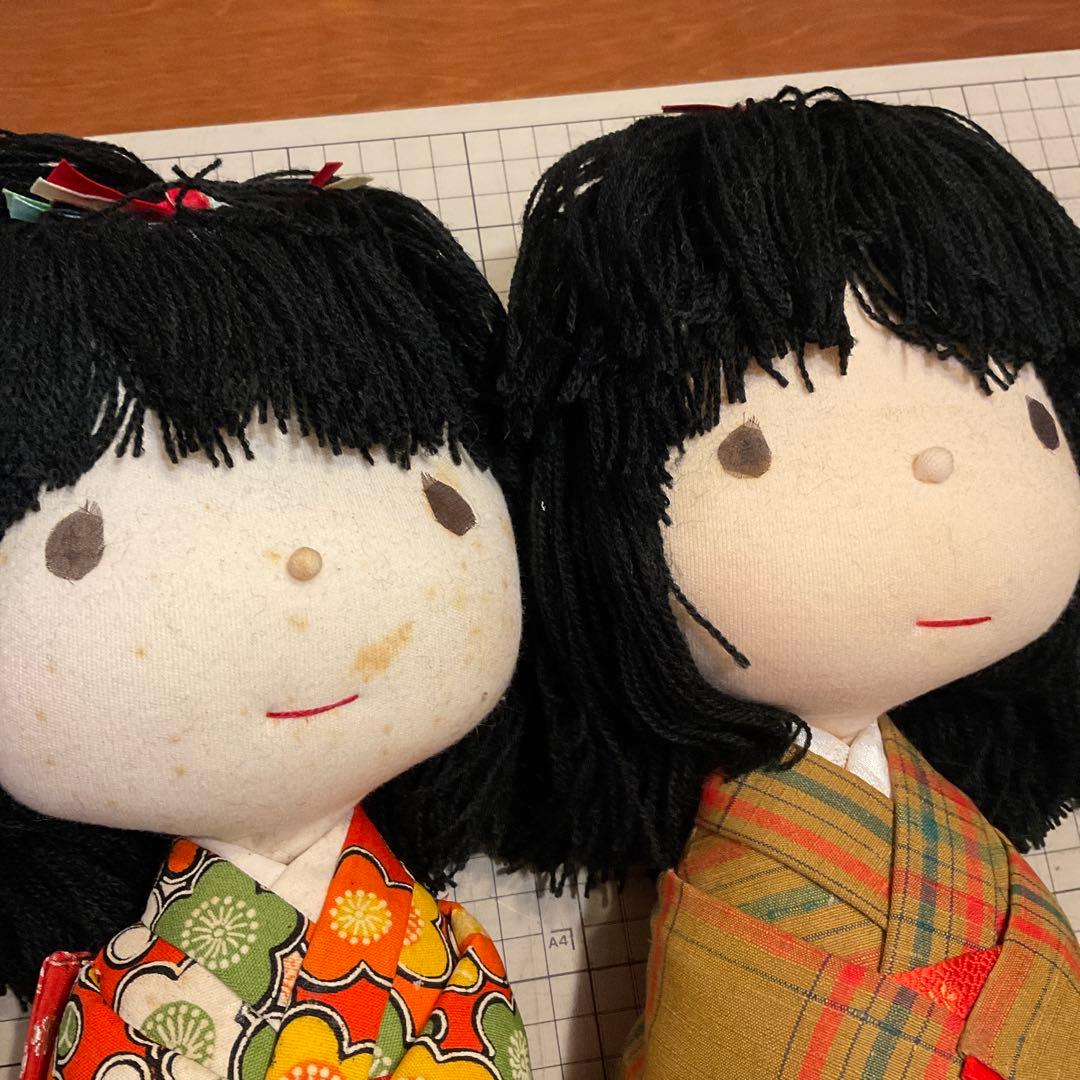 お花さん専用　米山京子さん風 人形　4種 8体セット　昭和 レトロ