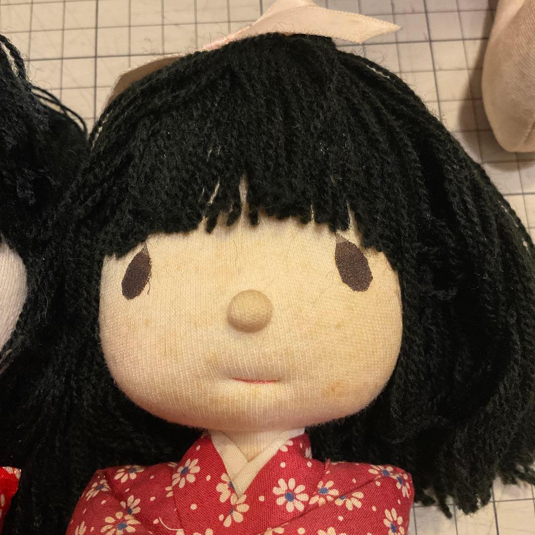 お花さん専用　米山京子さん風 人形　4種 8体セット　昭和 レトロ