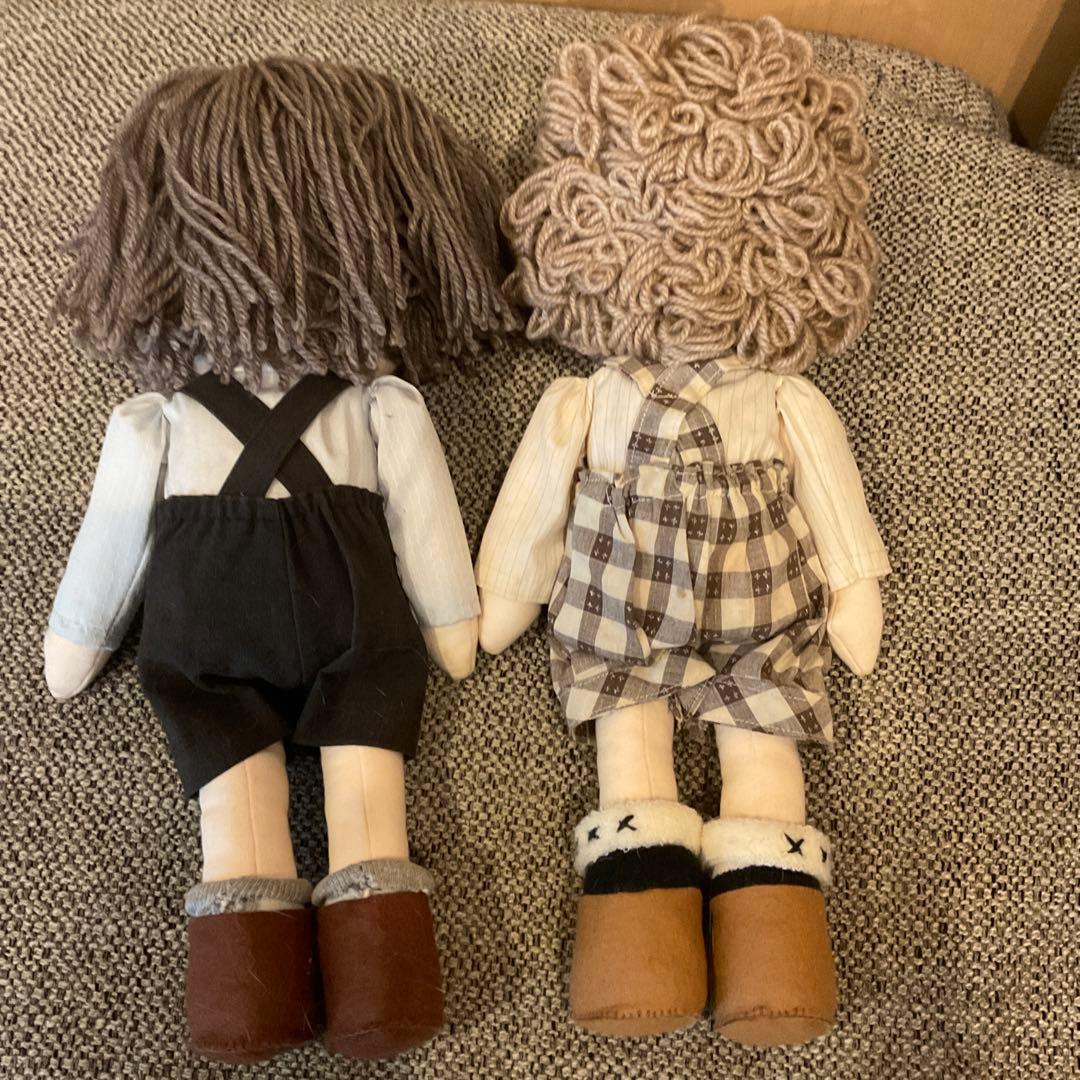 お花さん専用　米山京子さん風 人形　4種 8体セット　昭和 レトロ