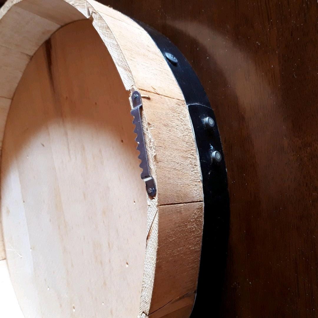 ジムビーム　バレルヘッド　ディスプレイ　壁掛け　JIMBEAM　木製　酒樽