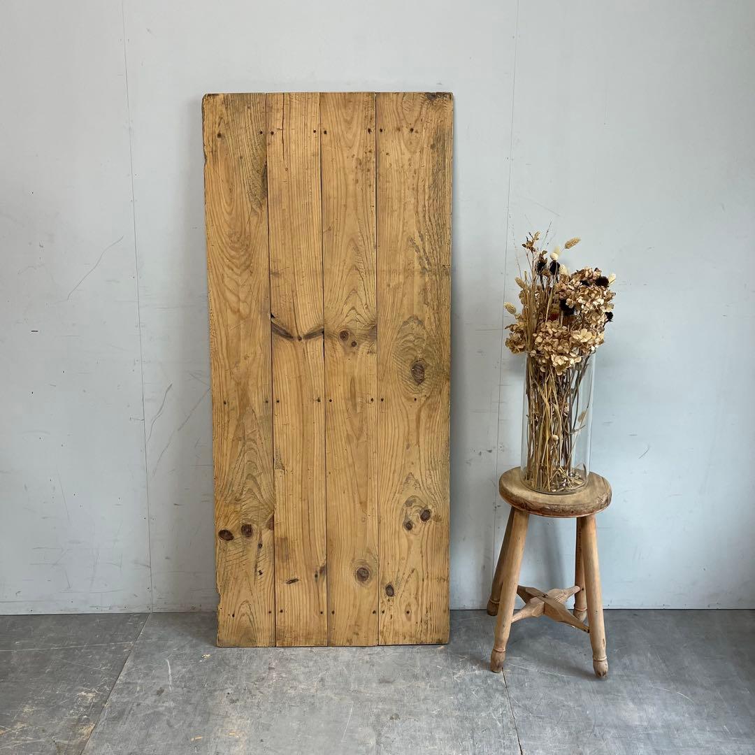 アンティーク 展示台 ボード 天板 看板 無垢材 古道具 シャビー z609