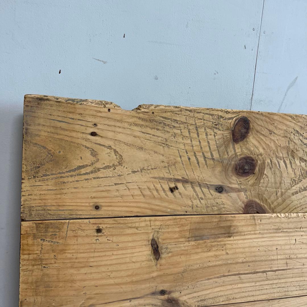 アンティーク 展示台 ボード 天板 看板 無垢材 古道具 シャビー z609