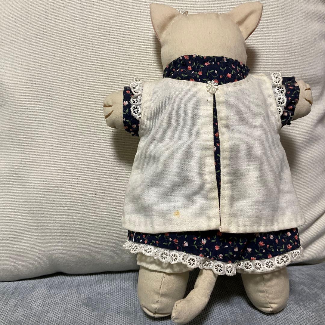 【送料込】ヴィンテージねこちゃんぬいぐるみ