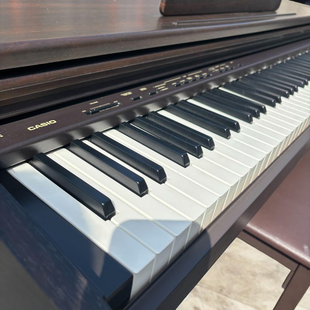 【関西無料配送】CASIO 電子ピアノ CDP-7500 88鍵 椅子付 木目