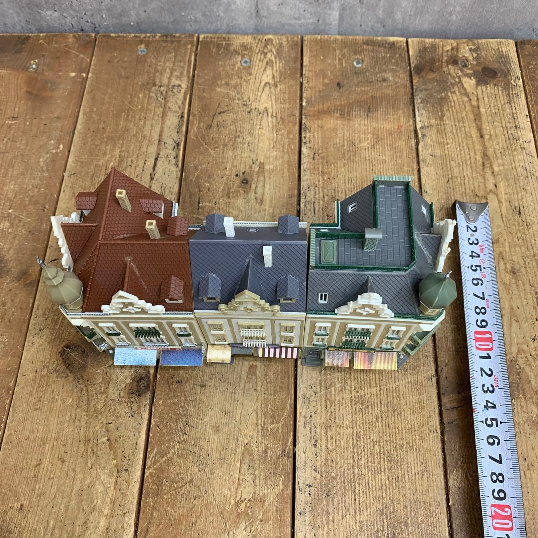 3F 【精巧】欧州 ヨーロッパ 街並み ストラクチャー 模型 ジオラマ 外箱付