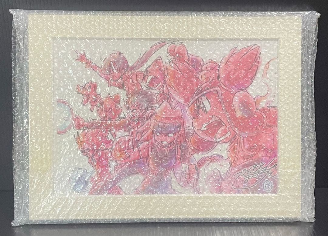 コロッケ！額装複製原画　赤バージョン