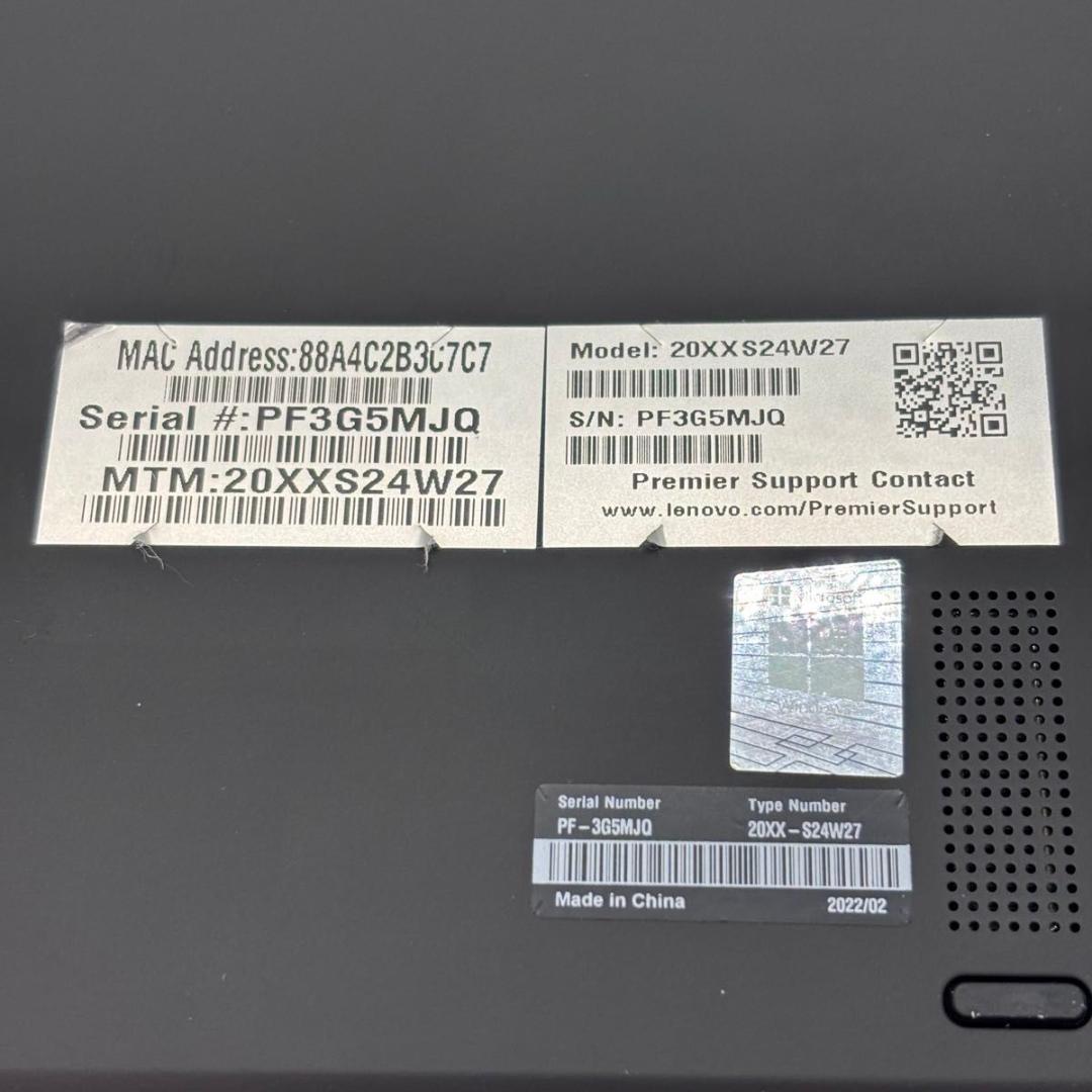 【訳あり】ThinkPad X1 Carbon Gen9 i7-1185G7