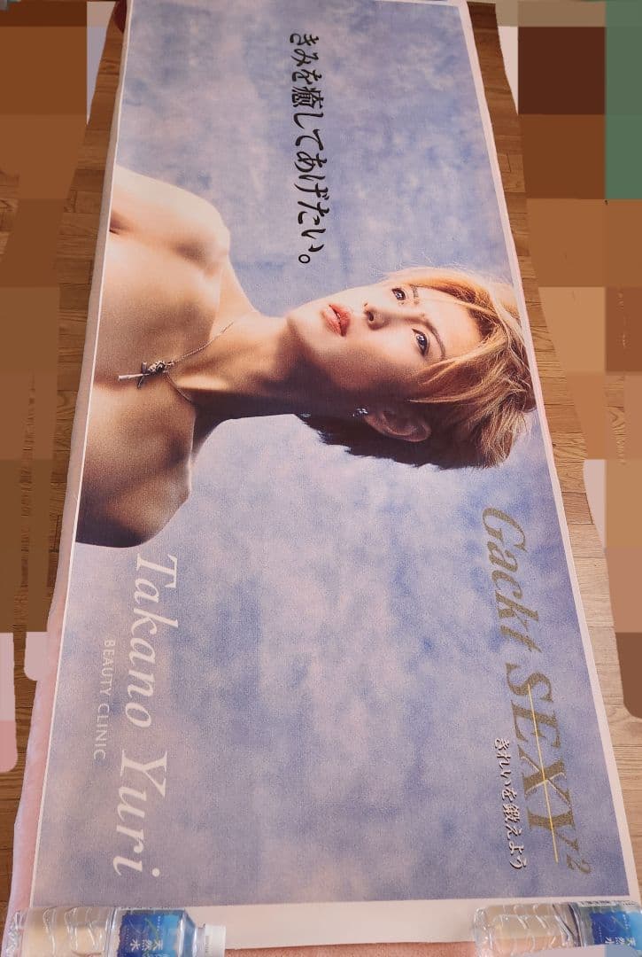 Gackt たかの友梨 屋外ファザード広告 プレゼン用レプリカプリント生地