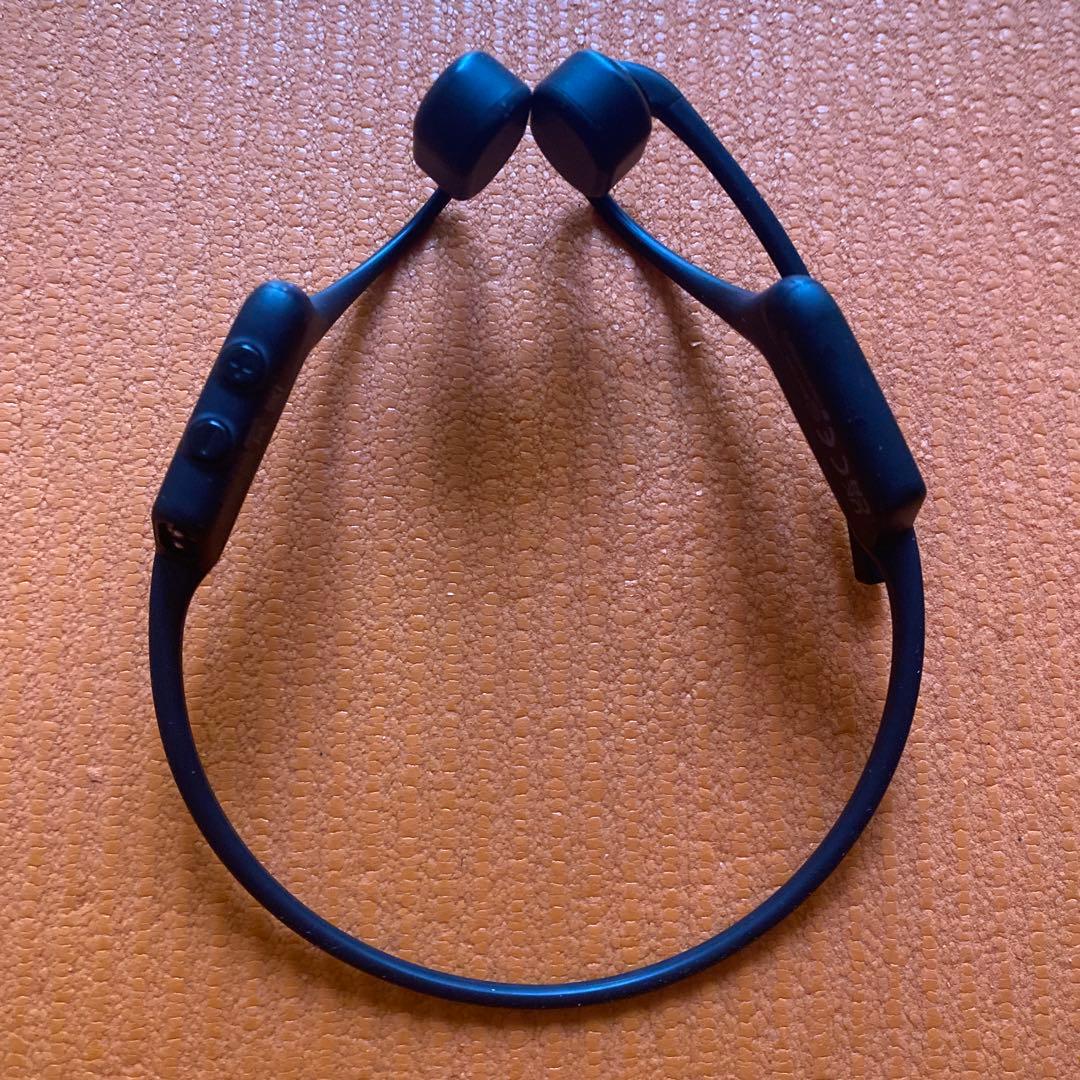 shoks骨伝導ワイヤレスヘッドセット ブラック