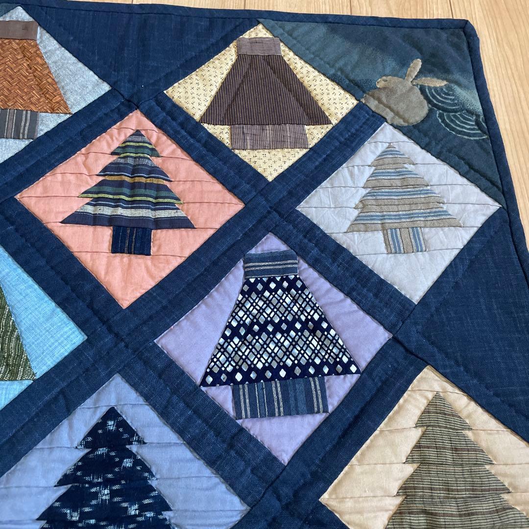 パッチワーク　タペストリー　パッチワーク