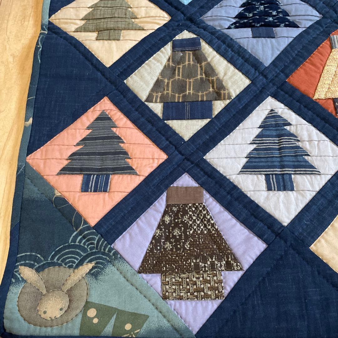 パッチワーク　タペストリー　パッチワーク