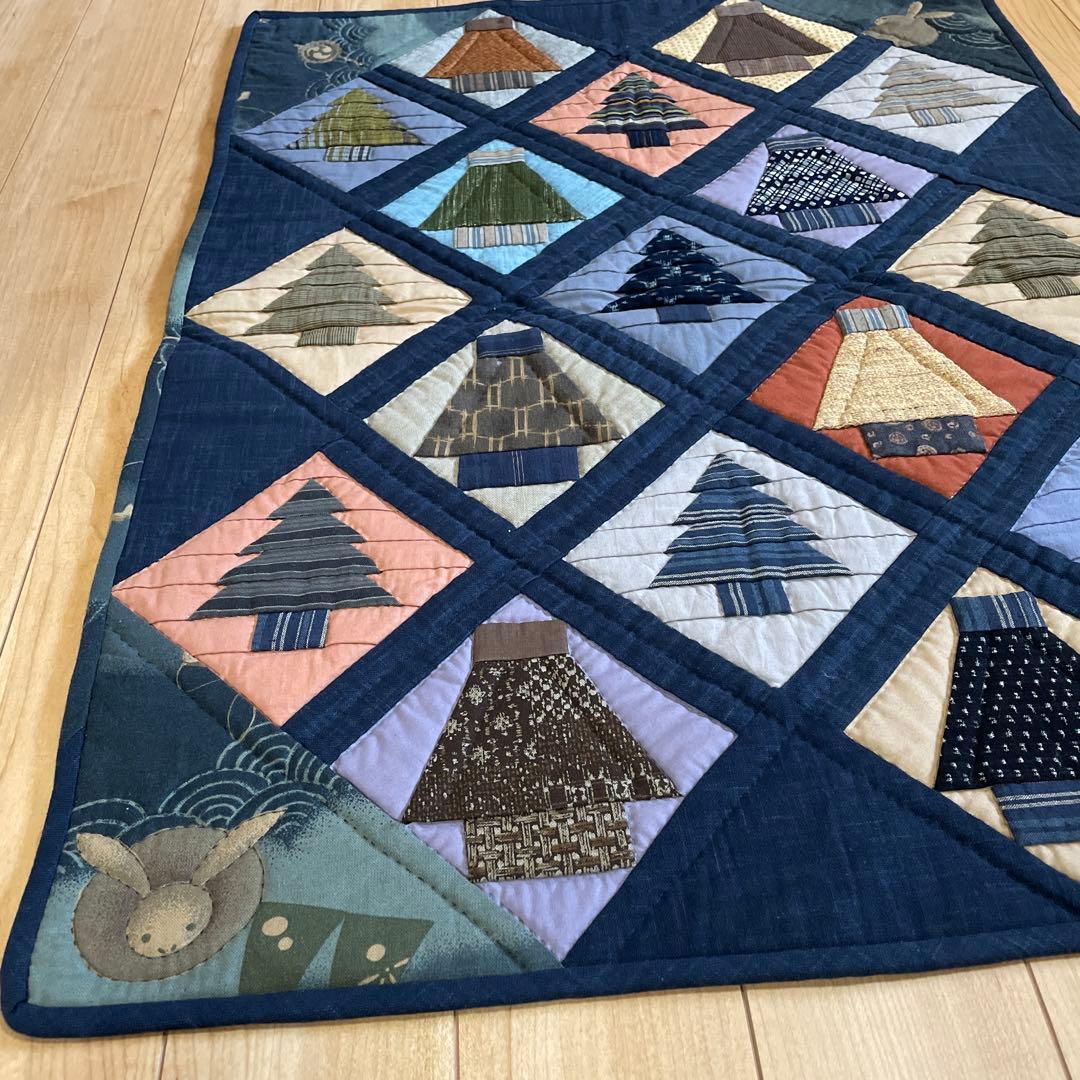 パッチワーク　タペストリー　パッチワーク