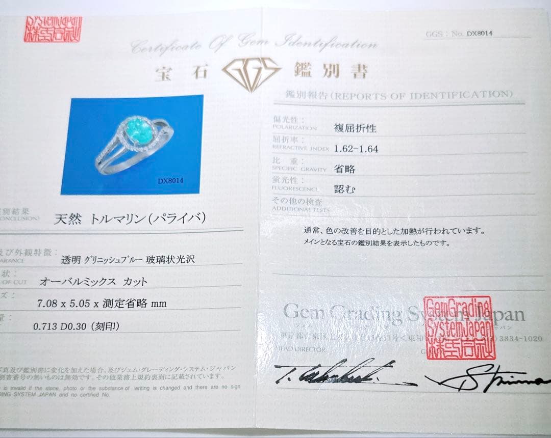 PT天然パライバトルマリンリングNO25-.2398