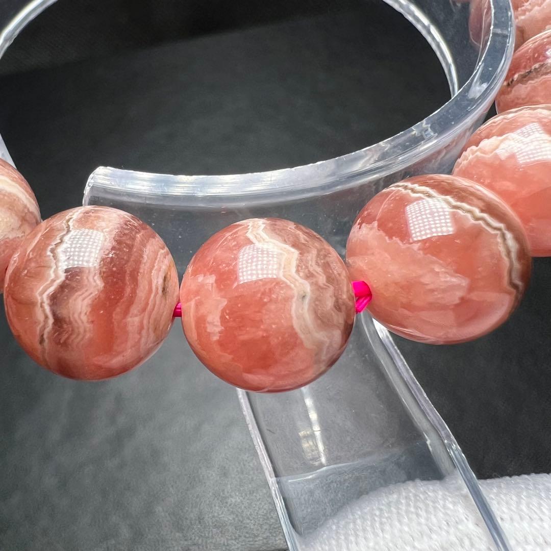 【73047】 インカローズ 11.2mm ブレスレット ロードクロサイト天然石