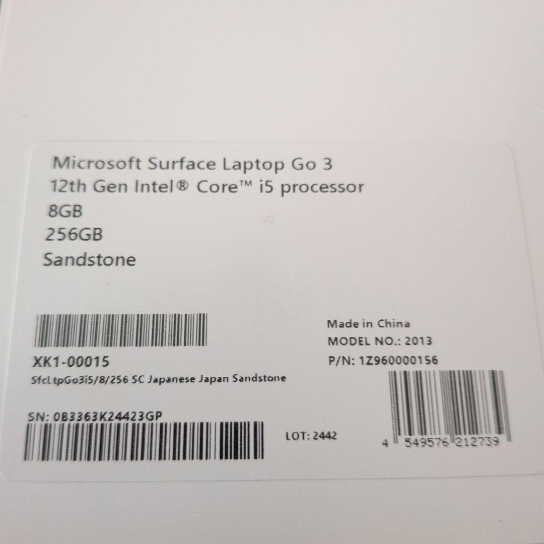 Windowsノート本体 Microsoft Surface Laptop Go 3