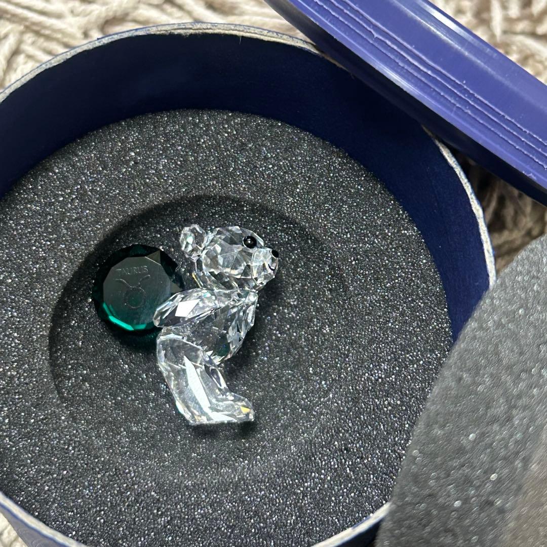 lilac38589 スワロフスキー クリスベア おうし座 フィギュリン