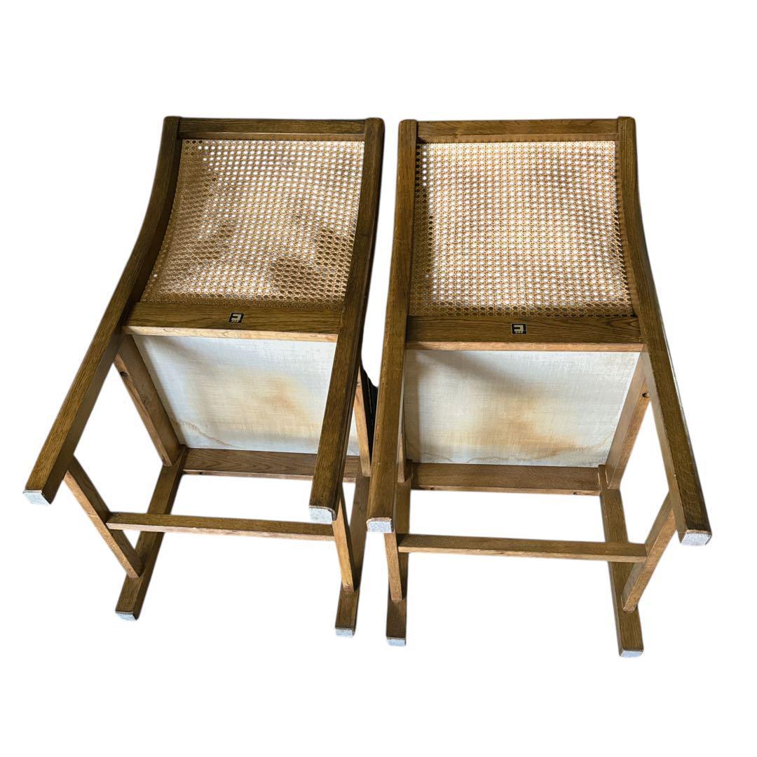 老舗高級家具メーカーである「コスガ（KOSUGA）」ダイニングチェア2脚