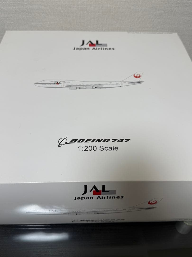 JAL日本航空B747 リゾッチャ塗装1/200 ダイキャストモデル