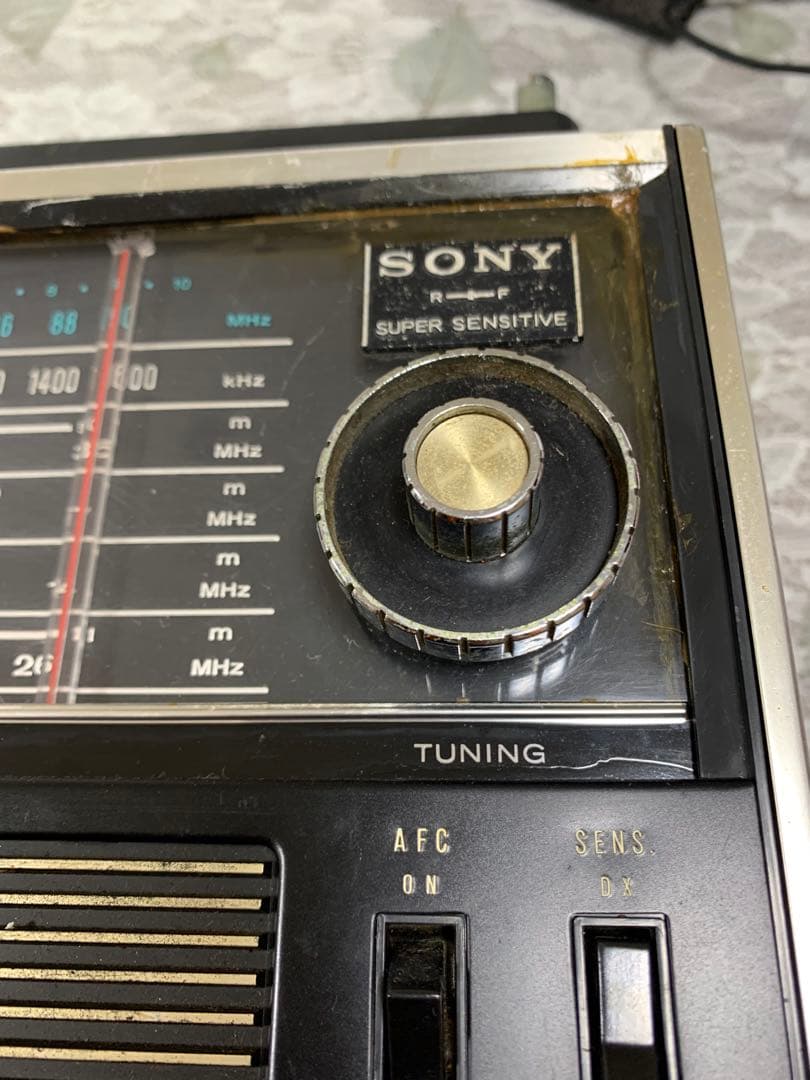 SONY TFM-2000F ワイドFM （通電のみ確認）