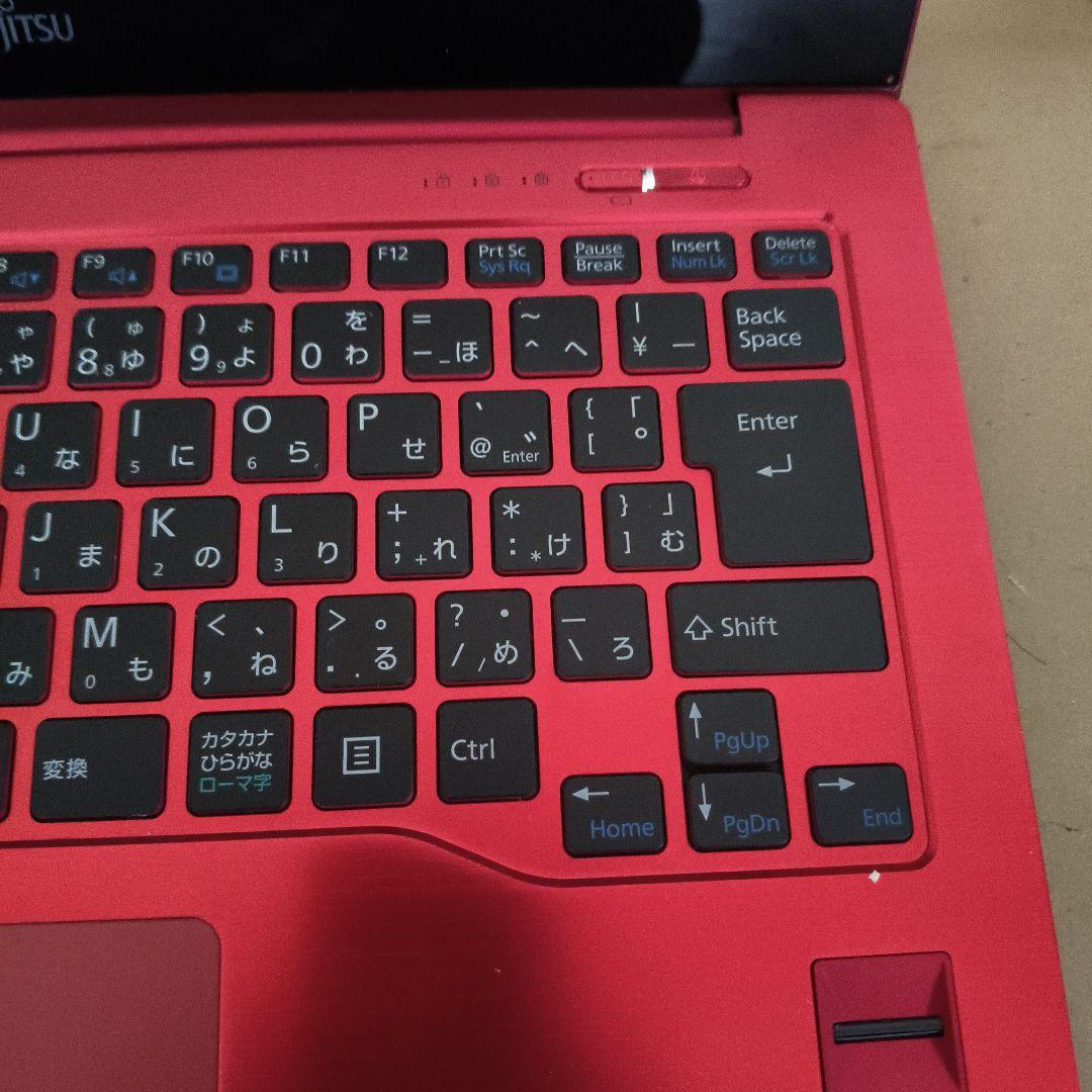 通電のみ確認 FMV LIFEBOOK UH90/L Red タッチパ
