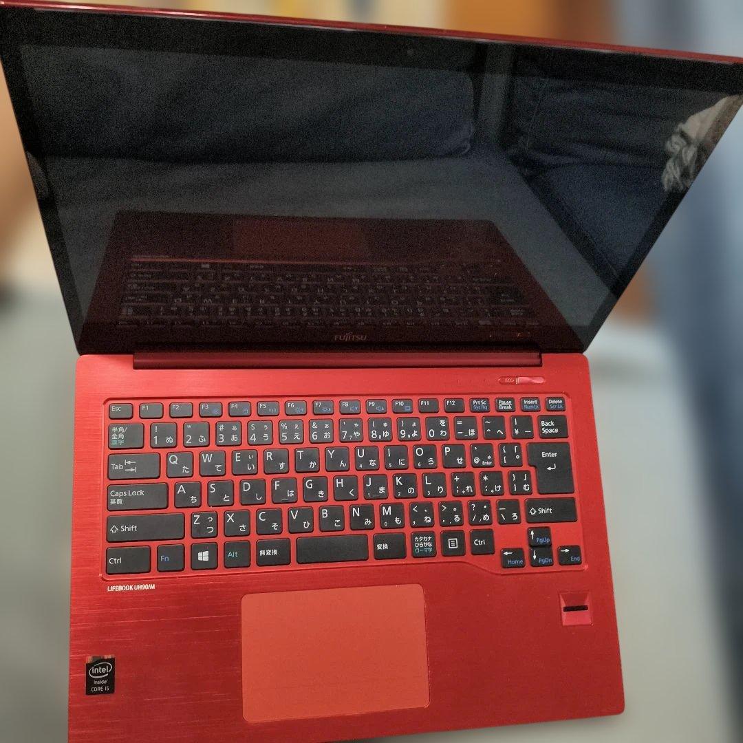【ジャンク】富士通FMV LIFEBOOK UH90/L Red タッチパネル