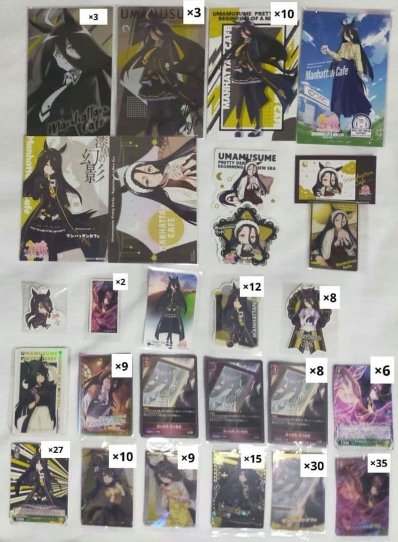 ウマ娘　マンハッタンカフェ　キャラバッジ　担当称号バッジ　TOIVO　らぶいっと