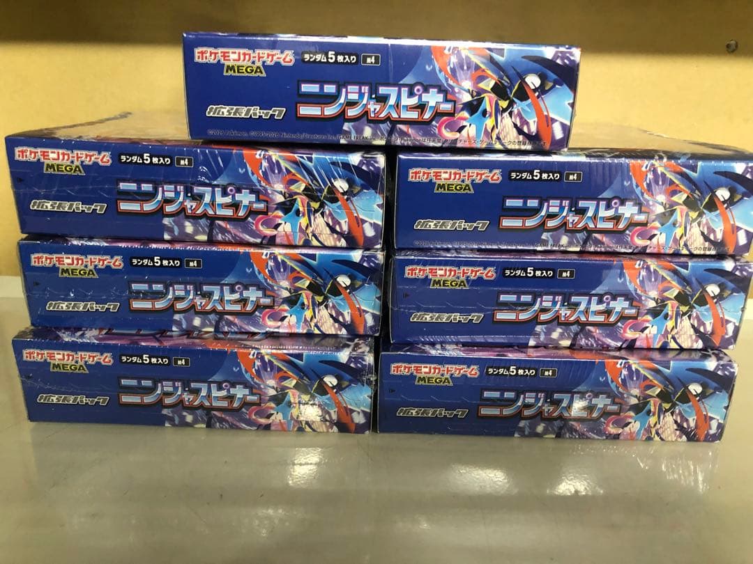 ポケモンカードニンジャスピナー　7BOX新品・未開封シュリンク