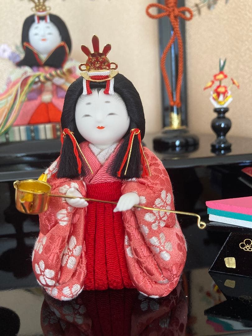 雛人形セット 原孝洲作　木目込み人形