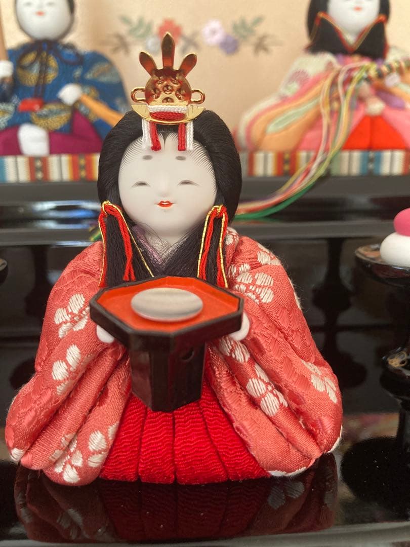 雛人形セット 原孝洲作　木目込み人形