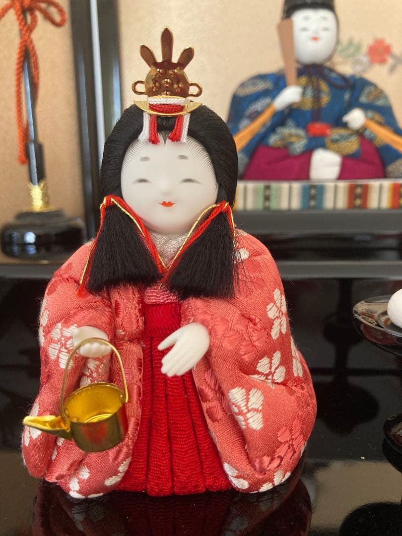 雛人形セット 原孝洲作　木目込み人形