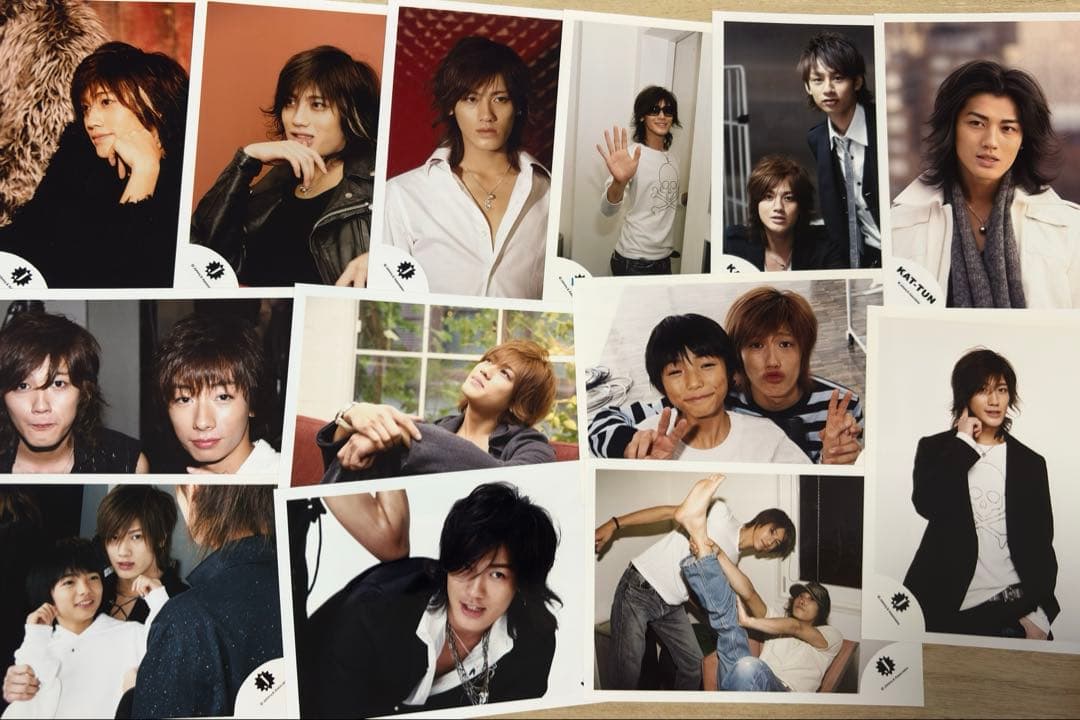 美品 KAT-TUN 赤西仁 ジュニア時代 Jロゴ 写真 48枚 セット