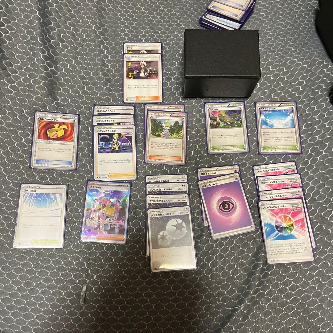 ポケカ　エクストラ　引退　フュージョンミュウ　デッキケーススリーブ付き