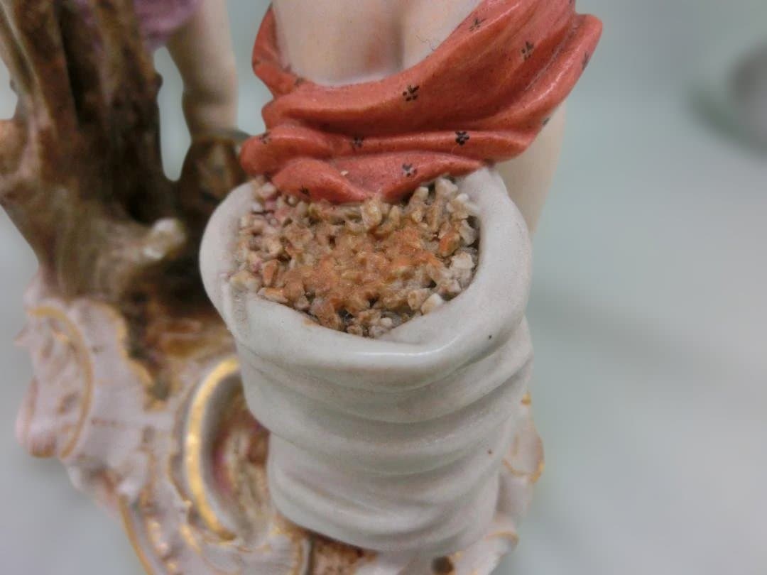 【古マイセン】フィギュリン天使文