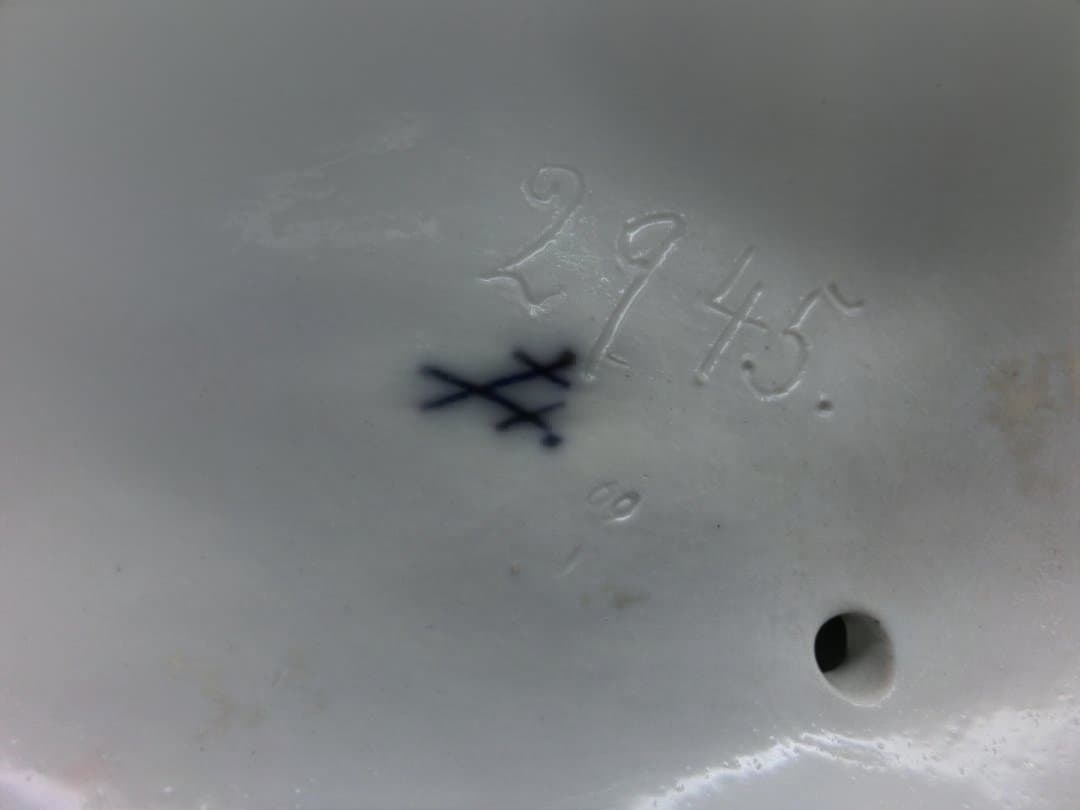 【古マイセン】フィギュリン天使文