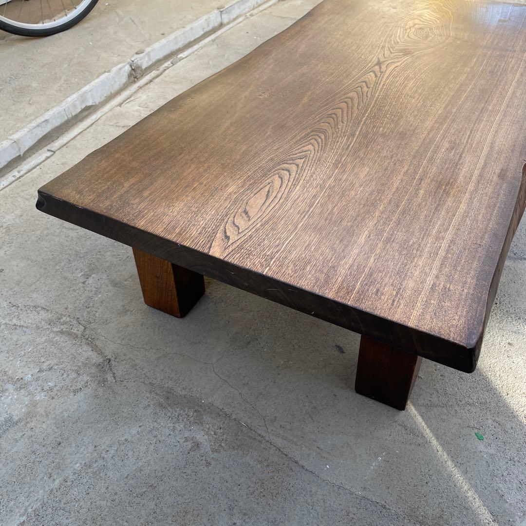 天然木 座卓 木の種類は不明です。 123cm x 67cm