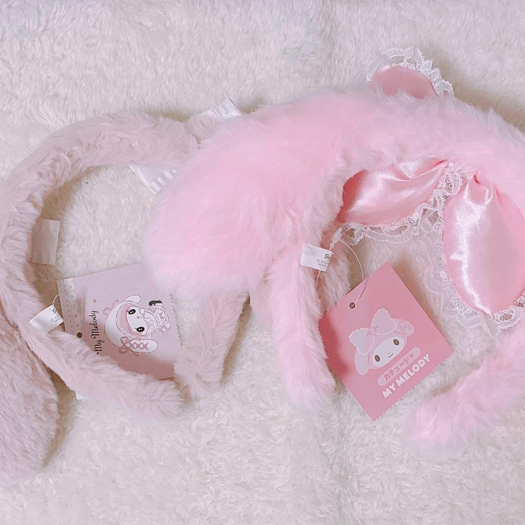 サンリオ♡マイメロディ♡月夜のメロクロ♡ミミツキカチューシャ♡まとめ売り♡ピンク